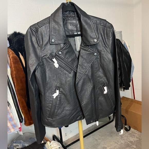 BlankNYC Anthropologie Matte Black Moto Jacket Onyx - Picture 2 of 7